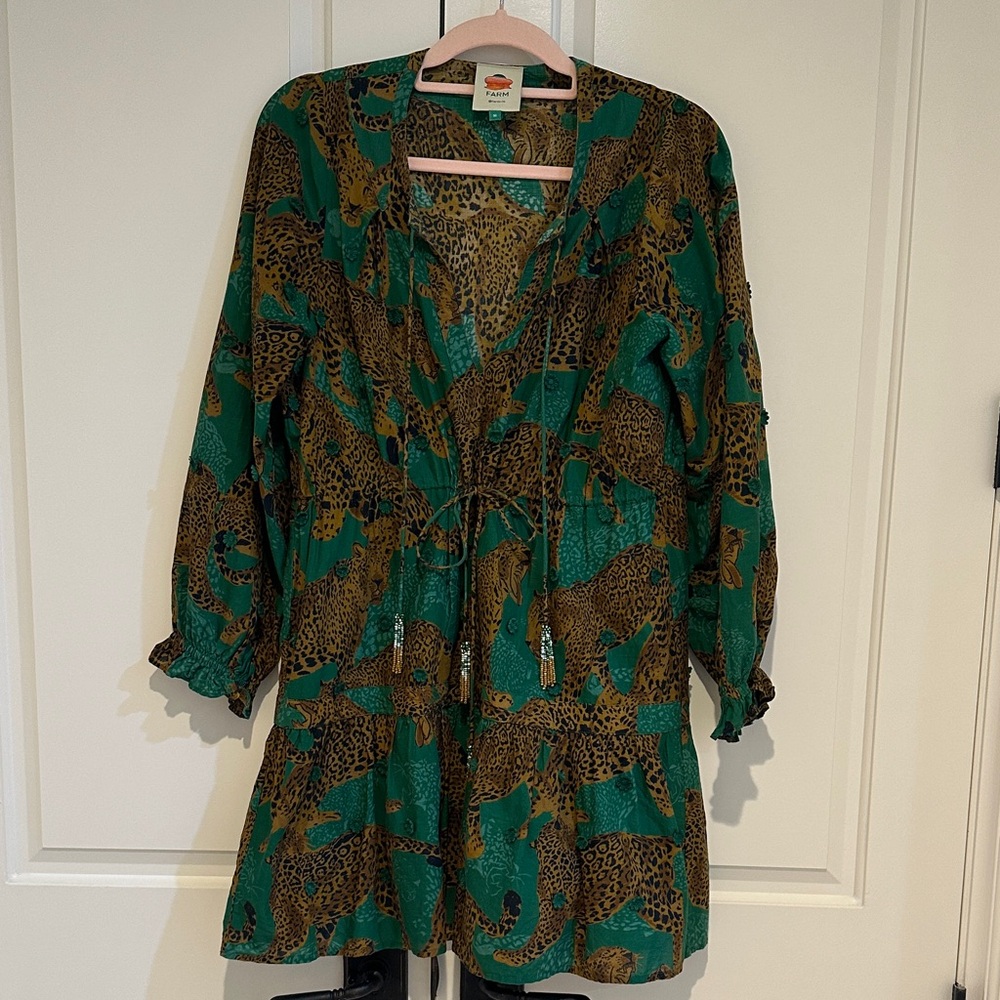 Farm Rio Leopard Print Desss